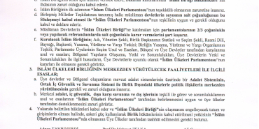 1nci Uluslararası ASSAM İslam Birliği Kongresi Deklarasyonu