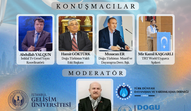 Doğu Türkistan Paneline Davetlisiniz!