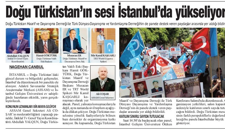 Doğu Türkistan’ın Sesi İstanbul’da Yükseliyor!